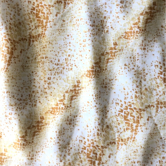 Promesa Yellow Snake-print mini dress. Small spaghetti strap. - Picture 4 of 4